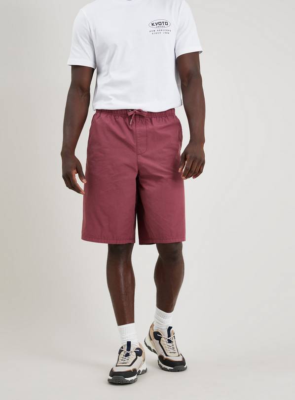 Red Bermuda Shorts 36